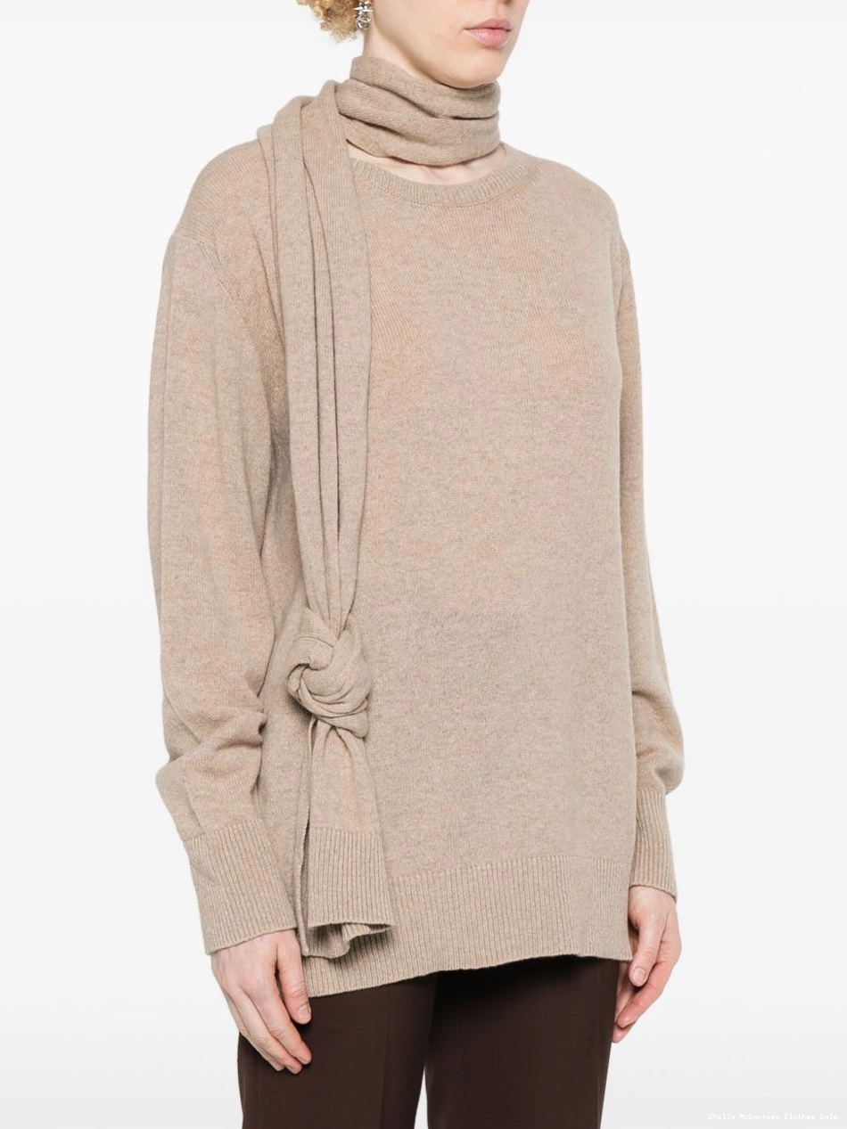 Affordable sash-detail Women McCartney cashmere-blend jumper Stella 0720